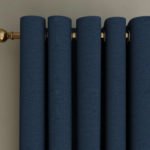 Berlin Navy Blackout Eyelet Curtains UAE