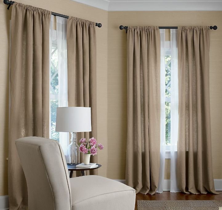 Classic Linen Curtains UAE