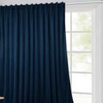 Navy Blue Velvet Curtains