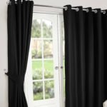 Nova-BlackBlackout Eyelet Curtains UAE