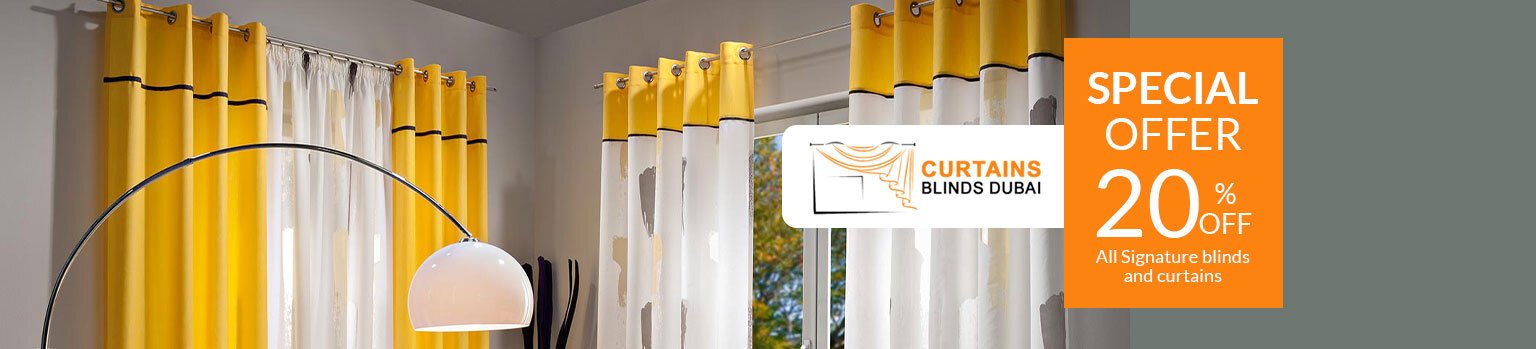 Special offer on curtains by curtainsblindsdubai